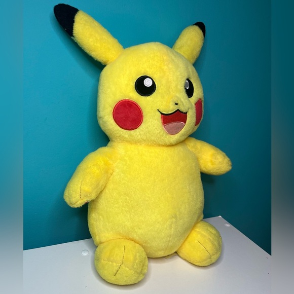 Build A Bear Workshop Pikachu Plush No Sound Pokemon Stuffed Animal - Picture 3 of 7